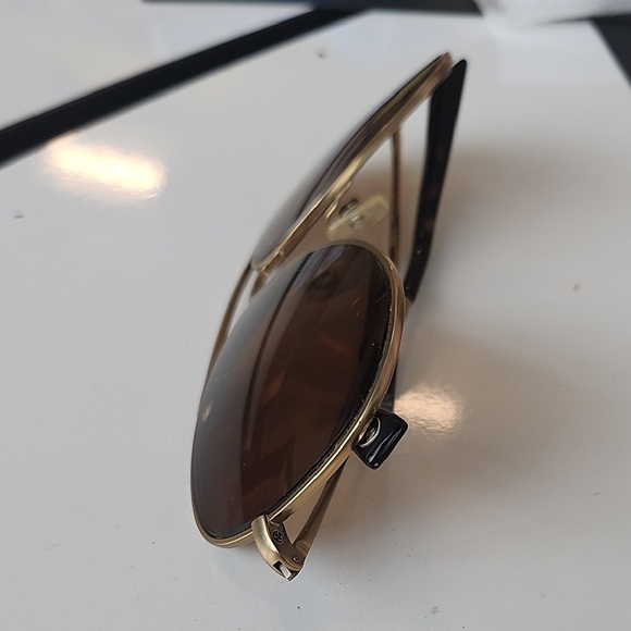 Warby Parker Gold Aviator  Golden Sun Glasses - Picture 5 of 8